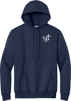 Pullover Hoody with White Logo