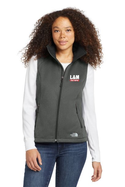 The North Face® Women's Ridgewall Soft Shell Vest-Gray