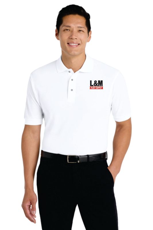 Port Authority® Silk Touch™ Polo White