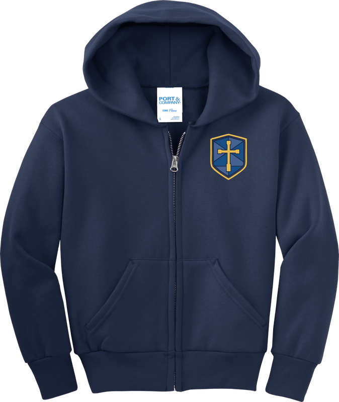 Full Zip Fleece with Blue Shield