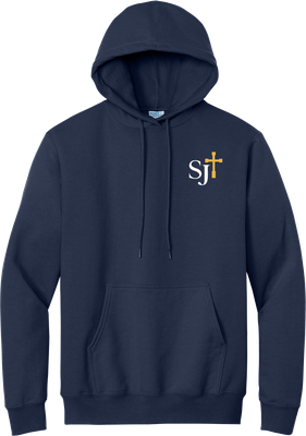 Pullover Hoody with White/Gold Logo