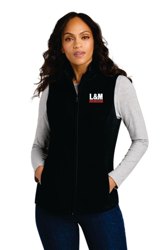 Port Authority® Women’s C-FREE® Fleece Vest Black