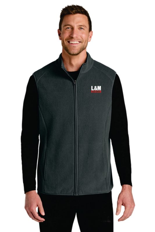 Port Authority® C-FREE® Fleece Vest Steel Grey