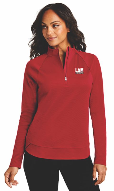 Port Authority Ladies Cypress 1/4-Zip Red