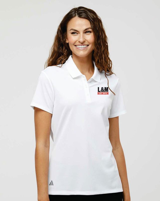 Adidas Women's Performance Piqué Polo - A431WHT