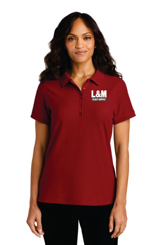 Port Authority® Women’s Wearever Signature Pique Polo Red
