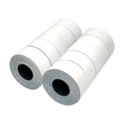Label - Pricing Label Rolls 2 Line Printing Brand  Hemlock White 36000 Labels / BOX