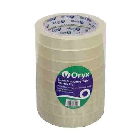 TAPE - STATIONERY TAPE  24 mm x 72 YARD 6 ROLLS  / PKT