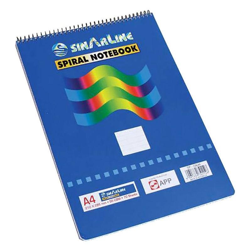 NOTEBOOK - Spiral Notebook Sunny Smile A4 SP03931
