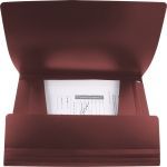 FOLDER - FOLDER WITH ELASTIC BANDS  A4 AXENT  1508-04-A Color BORDO