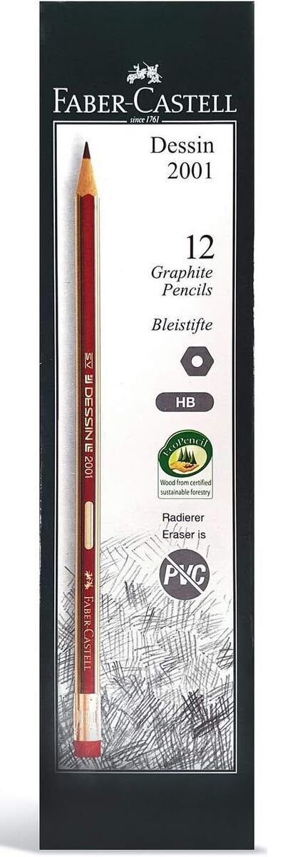 PENCIL 12PCS/PKT FSCC017601 FABER CASTEL