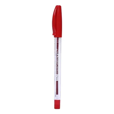 PEN -BALLPOINT PEN INK COLOR  RED 0.7 mm BRAND FABER-CASTEL 50 PCS/BOX