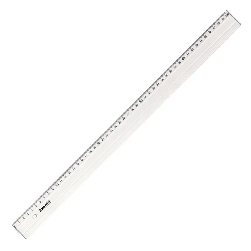 RULER PLASTIC TRANSPARENT 50 CM 7350-A  AXENT