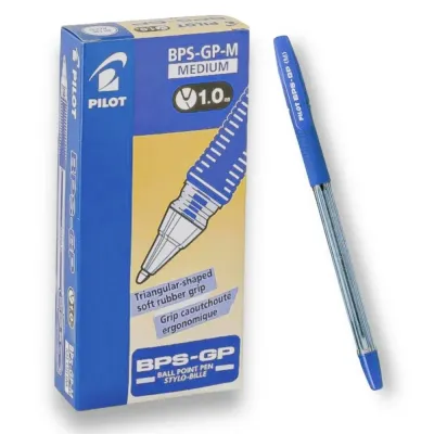 PEN - SUPER GRIP LIGHT MEDIUM INK COLOR BLUE  1.0 BALL BPP-GPL-M-L BRAND PILOT