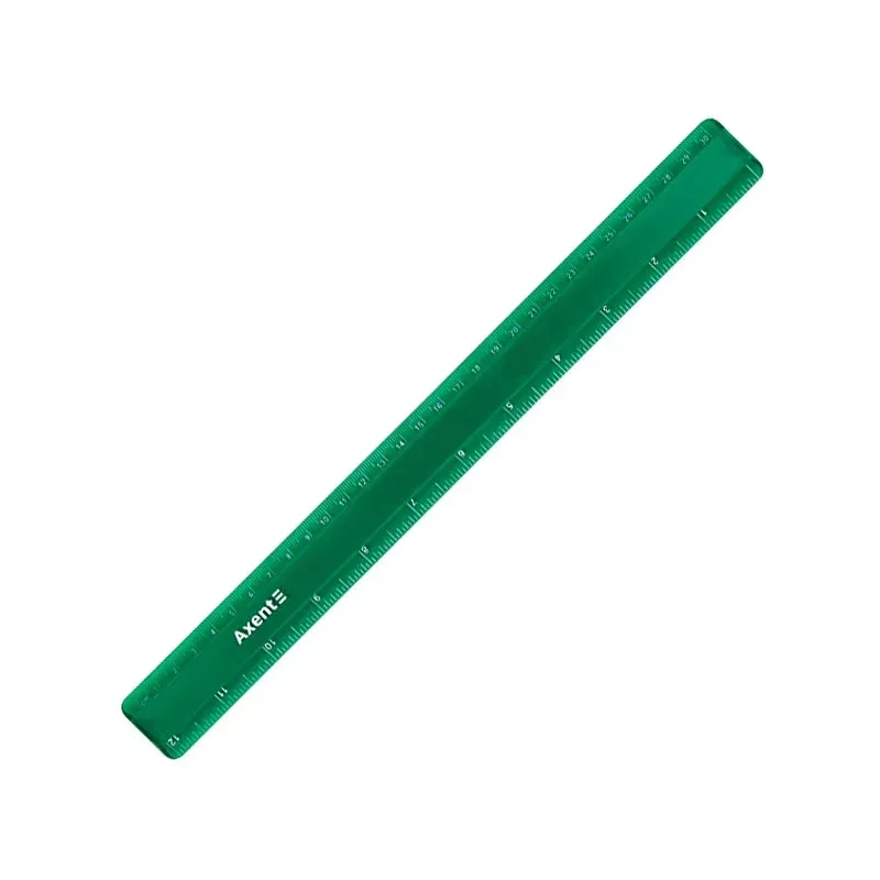 RULER PLASTIC 30 CM COLOR GREEN  7530-05-A   AXENT