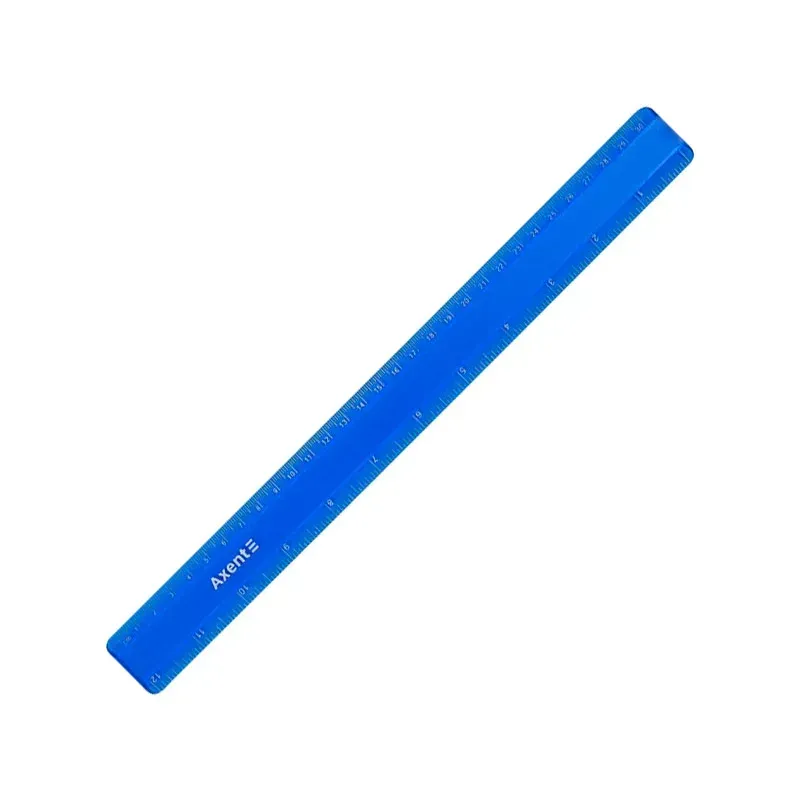 RULER PLASTIC 30 CM COLOR BLUE 7530-02-A   AXENT