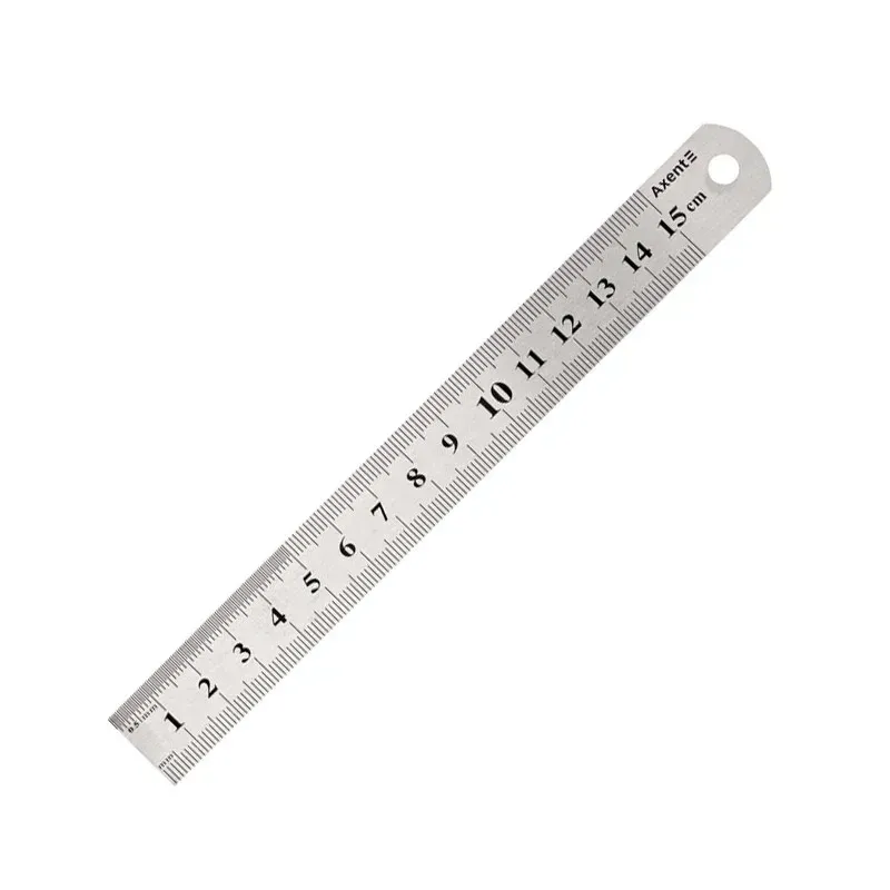 RULER STEEL 15 CM 7715-A  AXENT