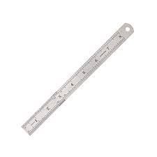 RULER STEEL 20 CM 7720-A  AXENT