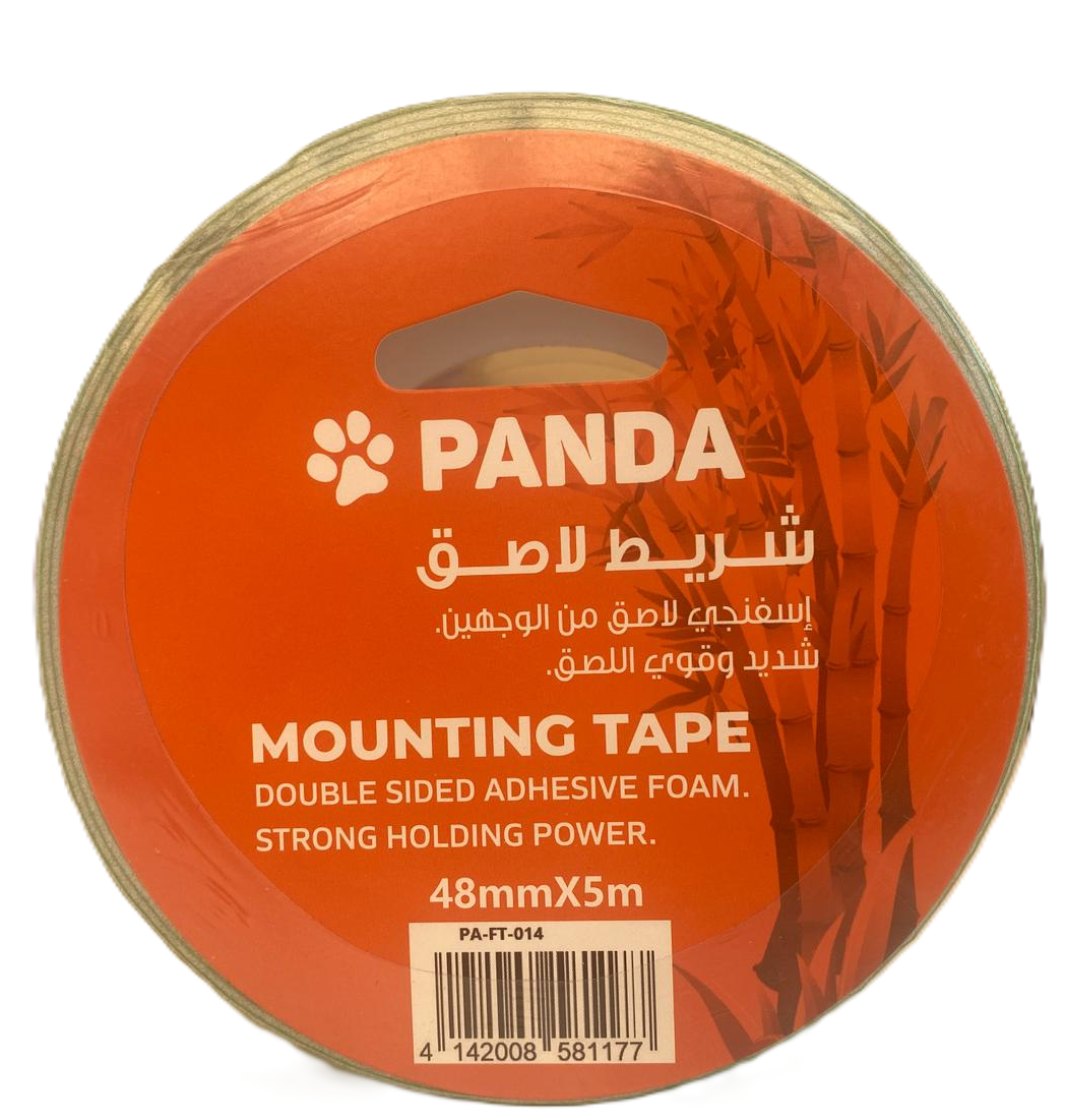 TAPE -  DOUBLE SIDED TAPE FOAM 48 MM X 5 M 1 ROLL PANDA PA-FT-014