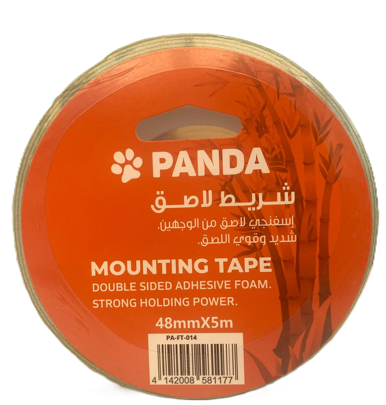 TAPE -  DOUBLE SIDED TAPE FOAM 48 MM X 5 M 1 ROLL PANDA PA-FT-014