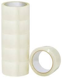 TAPE - PACKING TAPE CLEAR 6/PKT 48MM X 50YD 6 Rolls / Packet PANDA  PA-TC-4848