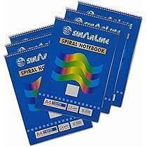 NOTEBOOK - SPIRAL NOTEBOOK A5 BRAND OFFICE