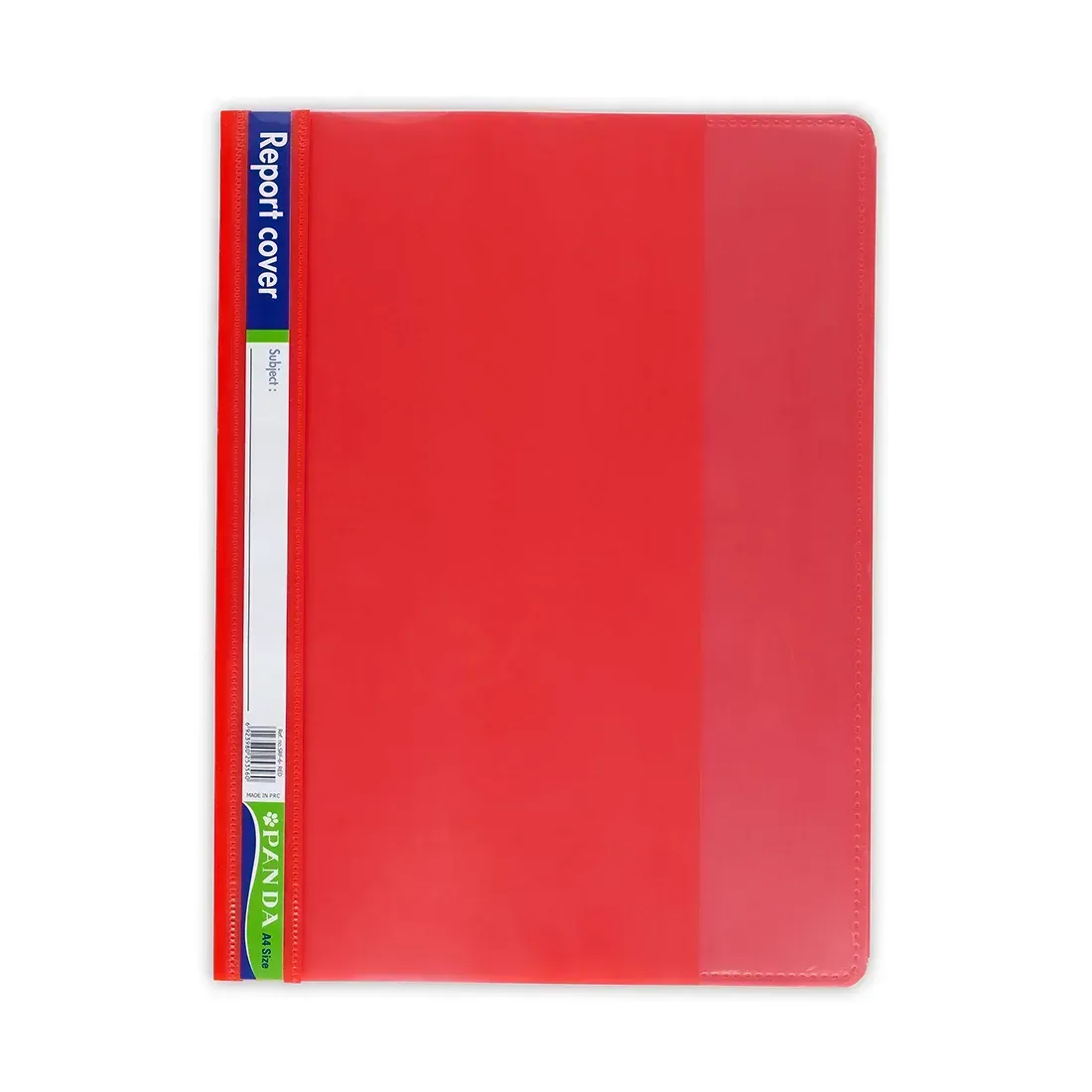 FOLDER -  REPORT COVER WITH POCKET  RED SRF-6 PANDA