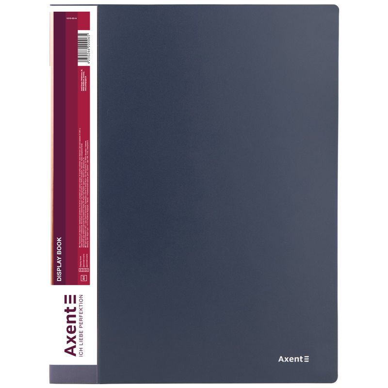 FOLDER -DISPLAY BOOKS GREY 1010-03 AXENT
