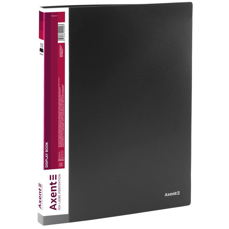 FOLDER -DISPLAY BOOKS BLACK 1020-01 AXENT