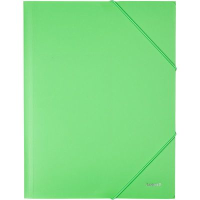 FOLDER - FOLDER WITH ELASTIC BANDS A4 GREEN 1504-09-A  AXENT