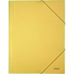 FOLDER - FOLDER WITH ELASTIC BANDS A4 YELLOW 1504-26-A  AXENT