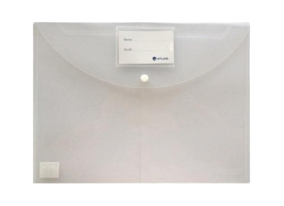 ENVELOPE - BUTTON BAG ENVELOPE FOR DOCUMENTS SCB-210GCLEAR