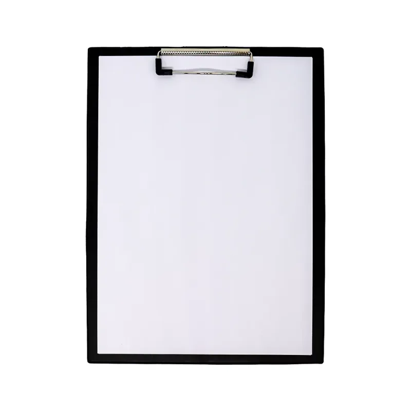 BOARD - CLIPBOARD PLASTIC SIZE  A4  COLOR BLACK PA-CB-SA4  PANDA