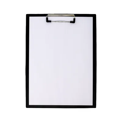 BOARD - CLIPBOARD PLASTIC SIZE  A4  COLOR BLACK PA-CB-SA4  PANDA