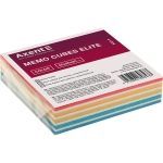 PAPER - MEMO CUB  90X90X20 MIX COLOR- 8024-A  AXENT
