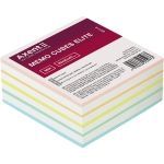 PAPER - MEMO CUB GLUED  90X90X20 MIX COLOR 8017-A  AXENT