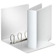 FOLDER - 3 D-RING PVC RING BINDERS AMITCO 52 MM (2") WHITE