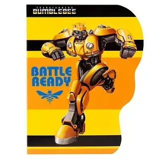 NOTEBOOK - Notebook with figured cutting Kite Transformers BUMBELBEE Movie TF19-223, A6, 60 sheets, cage