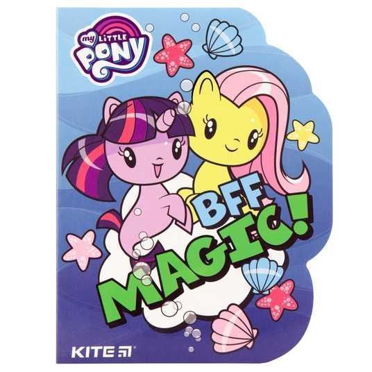 NOTEBOOK -Notebook with figured cutting  My Little Pony , A6, 60 sheets, cage KITE LP19-223