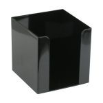 DESK ORGANIZERS -CUBE FOR MEMO PAPER COLOR BLACK   D4005-01 AXENT