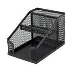 DESK ORGANIZERS -STAND-ORGANIZER 3 COMPARTMENTS COLOR BLACK 2118-01-A AXENT