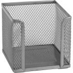 DESK ORGANIZERS  - PAPER CUBE  SILVER 2112-03-A AXENT