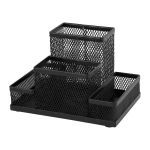 DESK ORGANIZERS  -STAND-ORGANIZER SILVER 2117-01-A AXENT