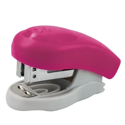 STAPLER - STATIONERY STAPLER 10 SHEETS COLOR PINK 4811-10-A  AXENT