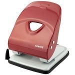 PUNCH -  HOLE PUNCH 40 SHEETS 80 MM COLOR RED 3940-06-A  AXENT