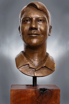 Personalized Bronze Resin Bust (Half Size)