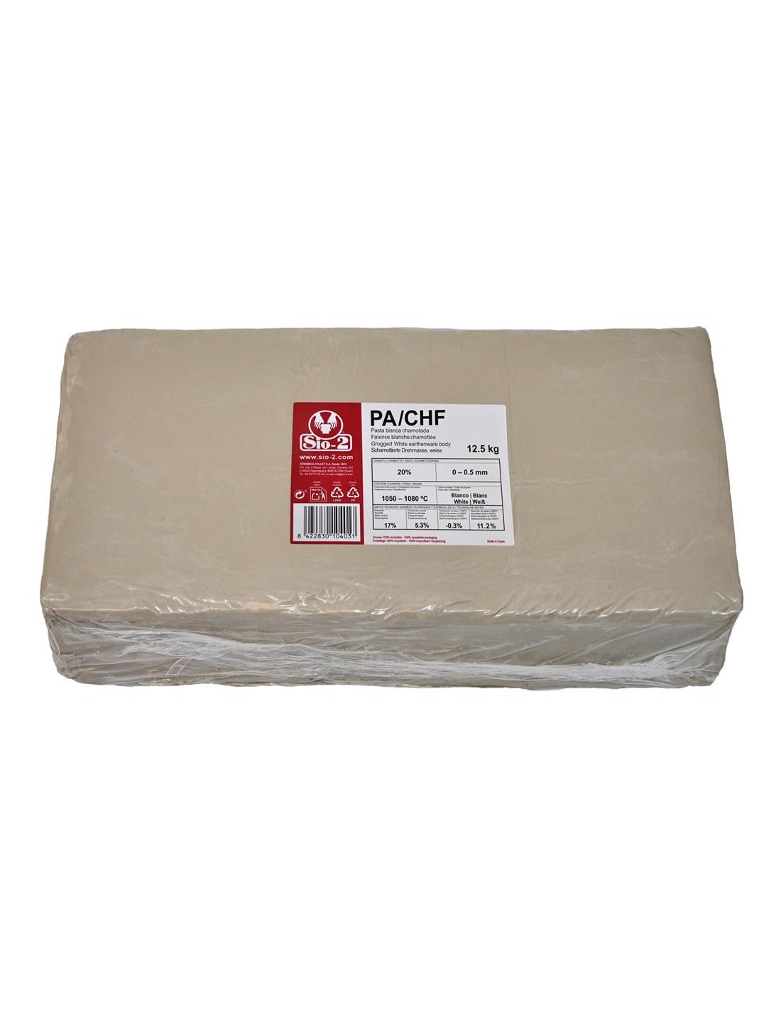 Pasta Cerámica PA/CHF Blanca con Chamota