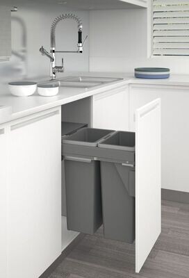 Stanto 500 Pull-Out Bin for Front Mounted Door Kitchen Cabinets