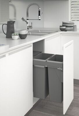Stanto 450 Pull-Out Bin for Front Mounted Door Kitchen Cabinets