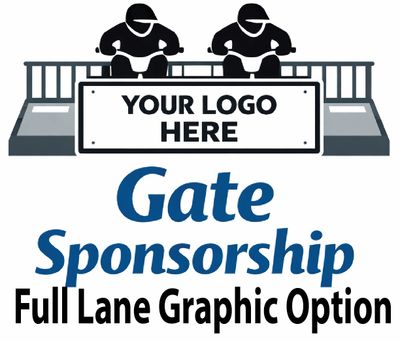 Starting Gate Sponsorship Full Lane Graphic